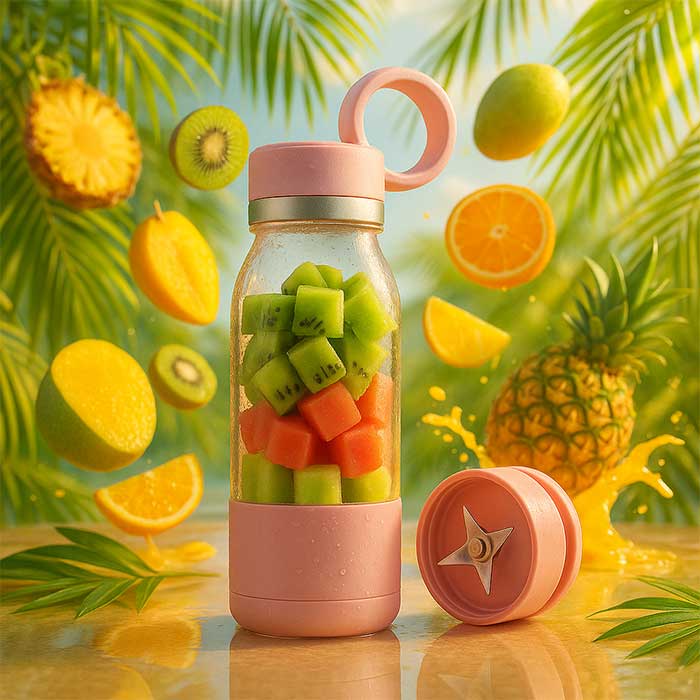 Portable Mini Blender for Fresh Juice | Home & Kitchen | Free Delivery in 3-5 Days