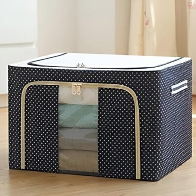 66L Foldable Clothes Storage Bag – Organizer for Sarees, Blankets & Garments | Free Cash on Delivery in 5 Days